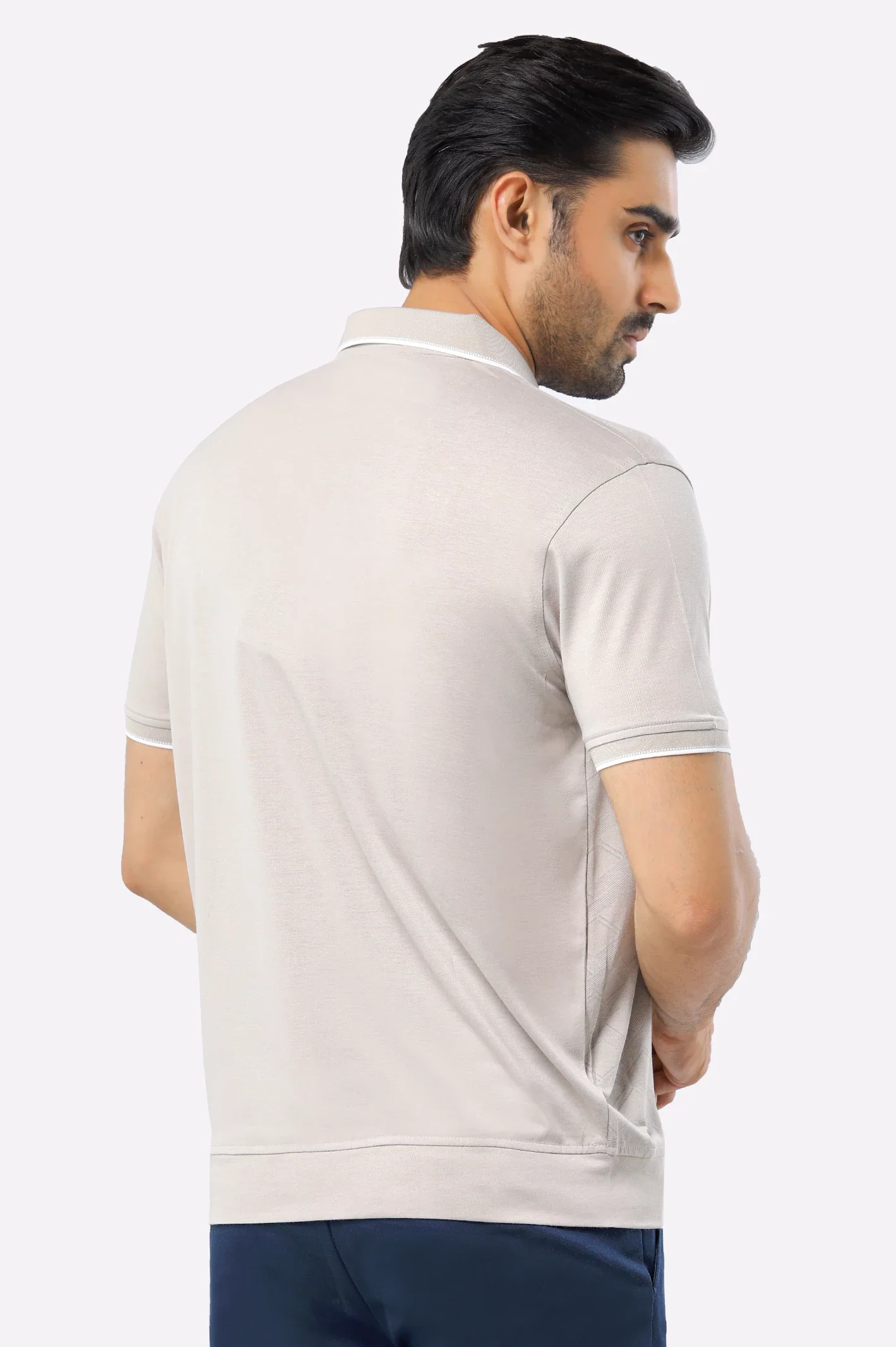 Sand Mercerized Polo - Image 3