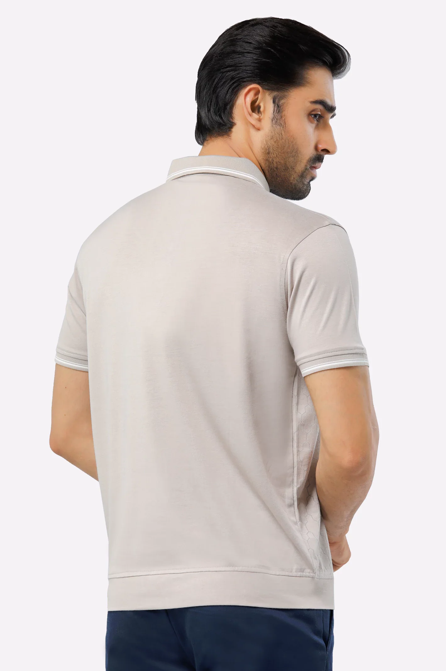 Sand Mercerized Polo - Image 3