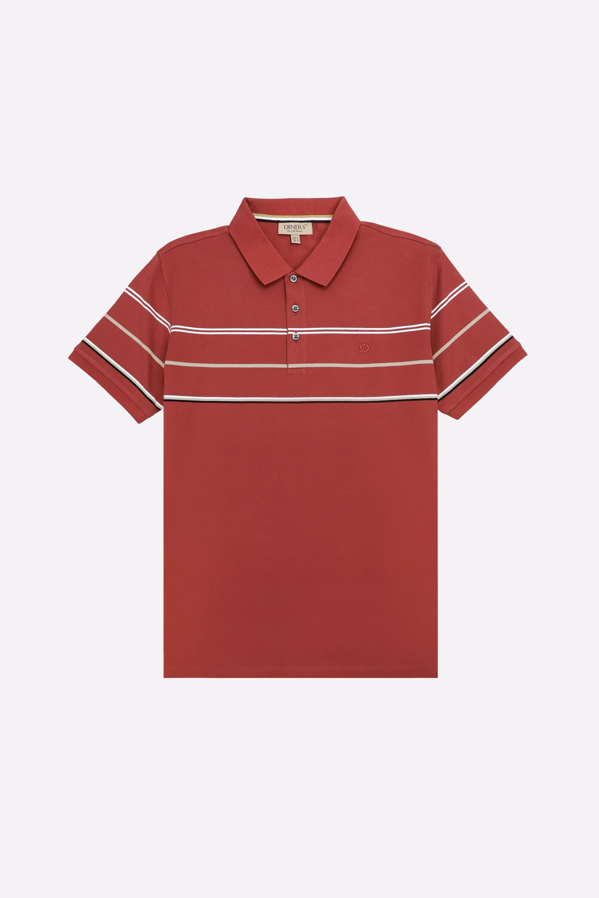 Maroon Yarn Dyed Polo - Image 5