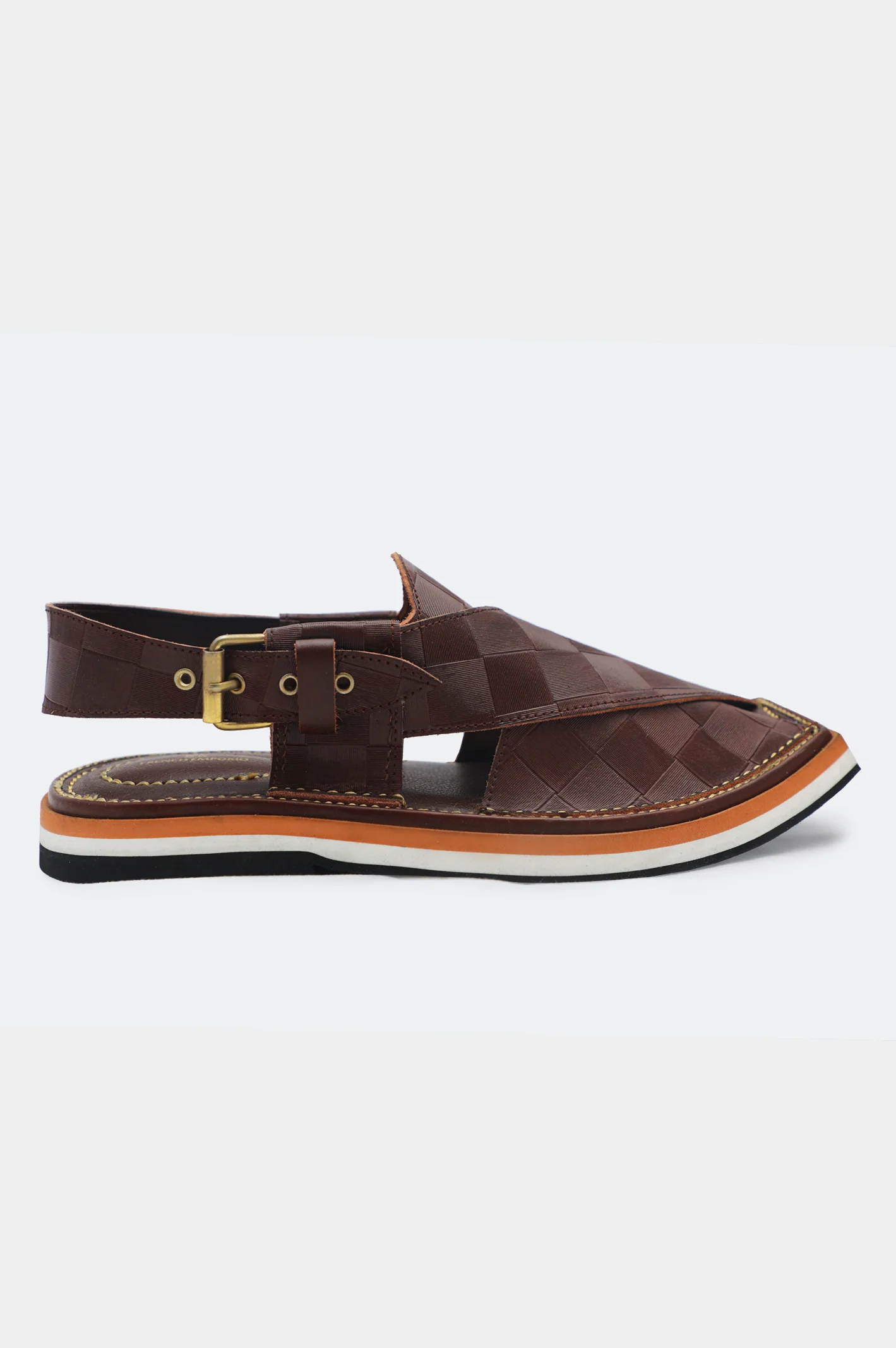 Men Brown Coffee Sandals - Image 2
