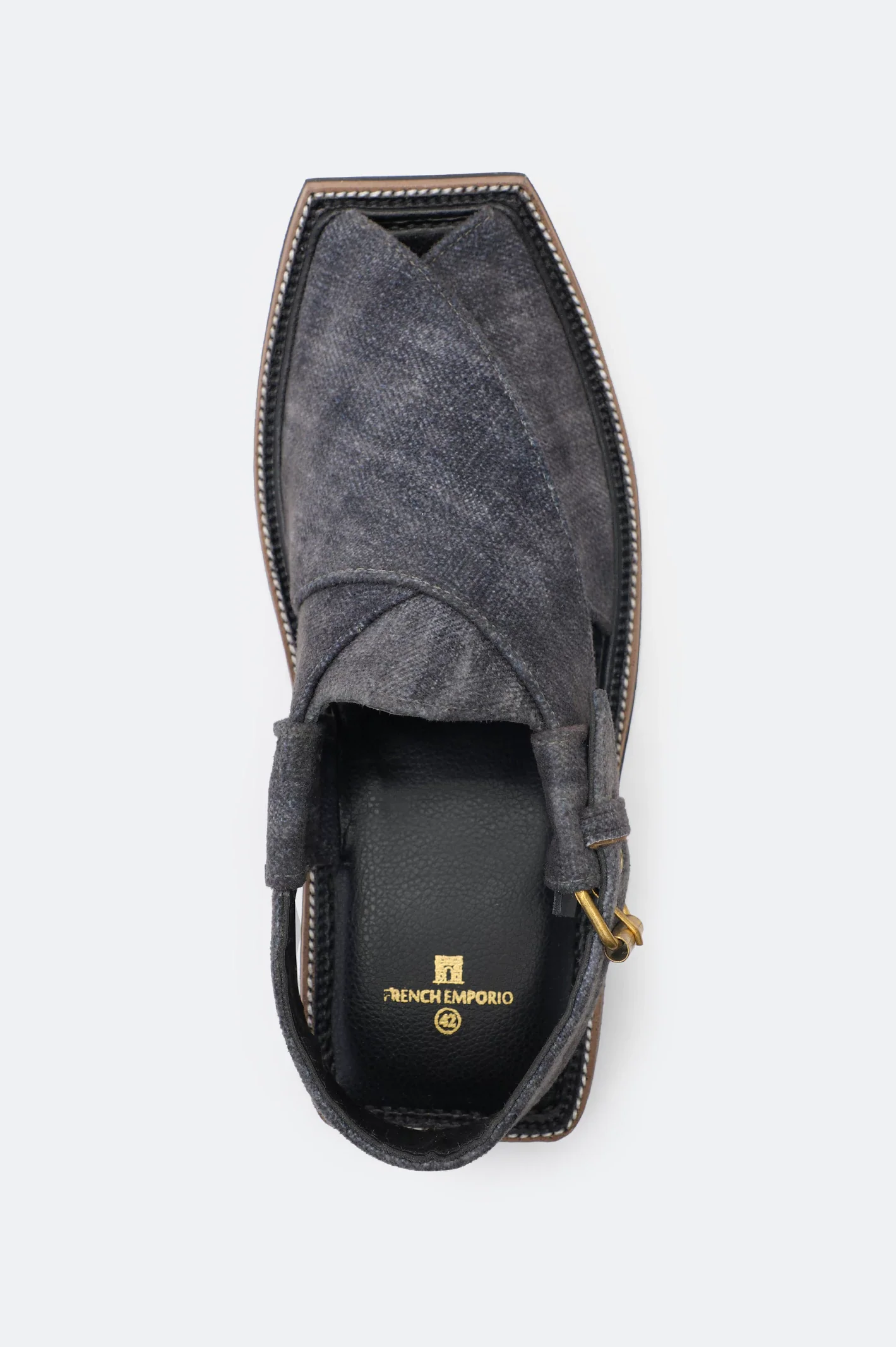 Grey French Emporio Sandal - Image 3
