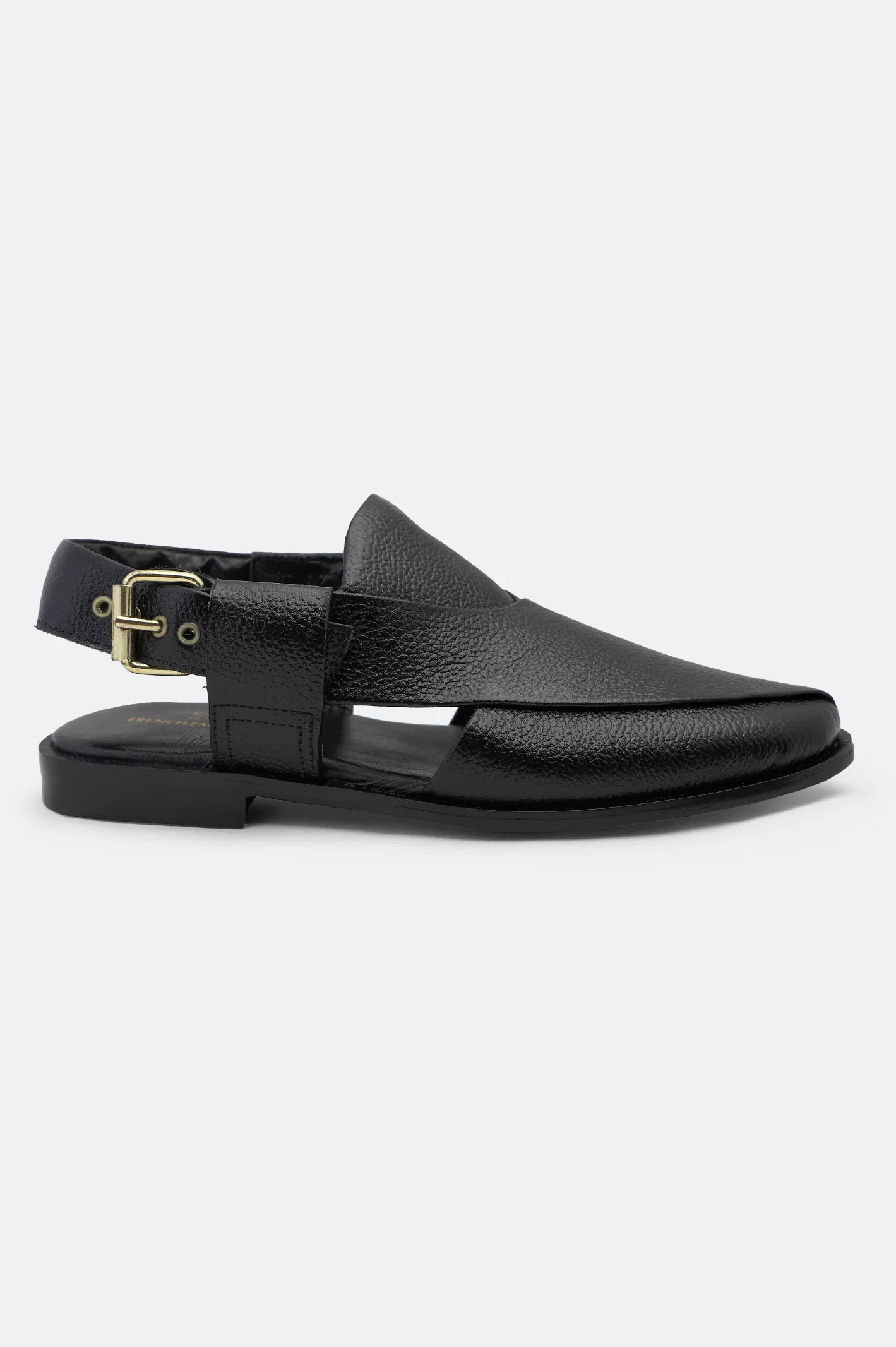 Black Casual Peshawari Sandal - Image 3