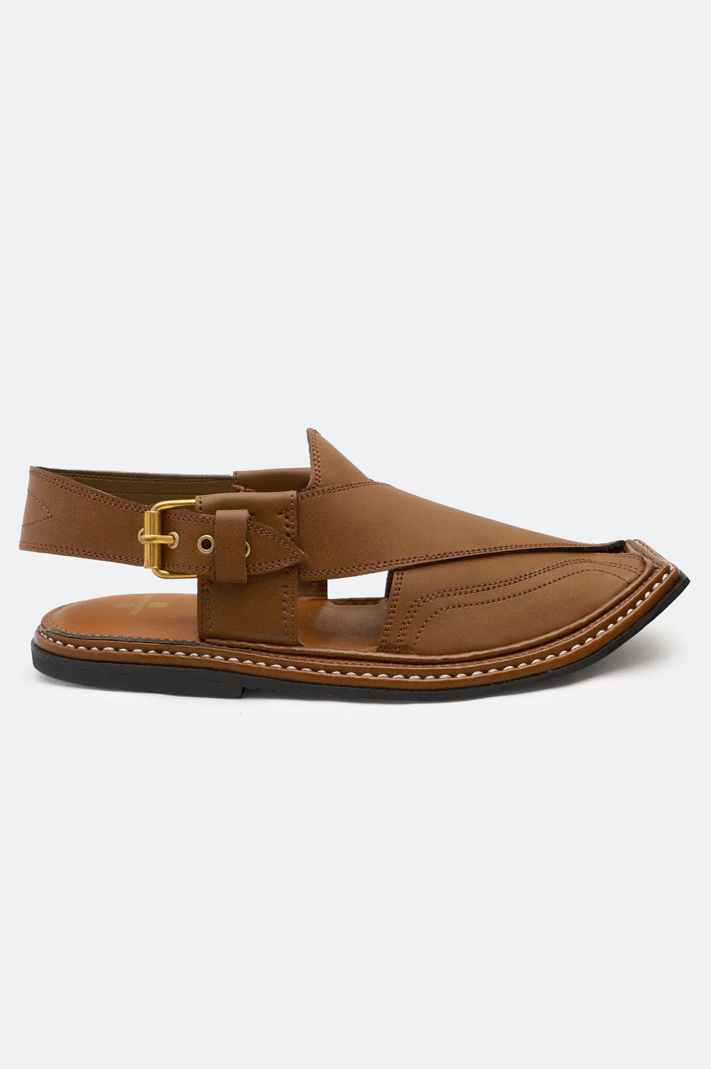 Tan Casual Peshawari Sandal - Image 2