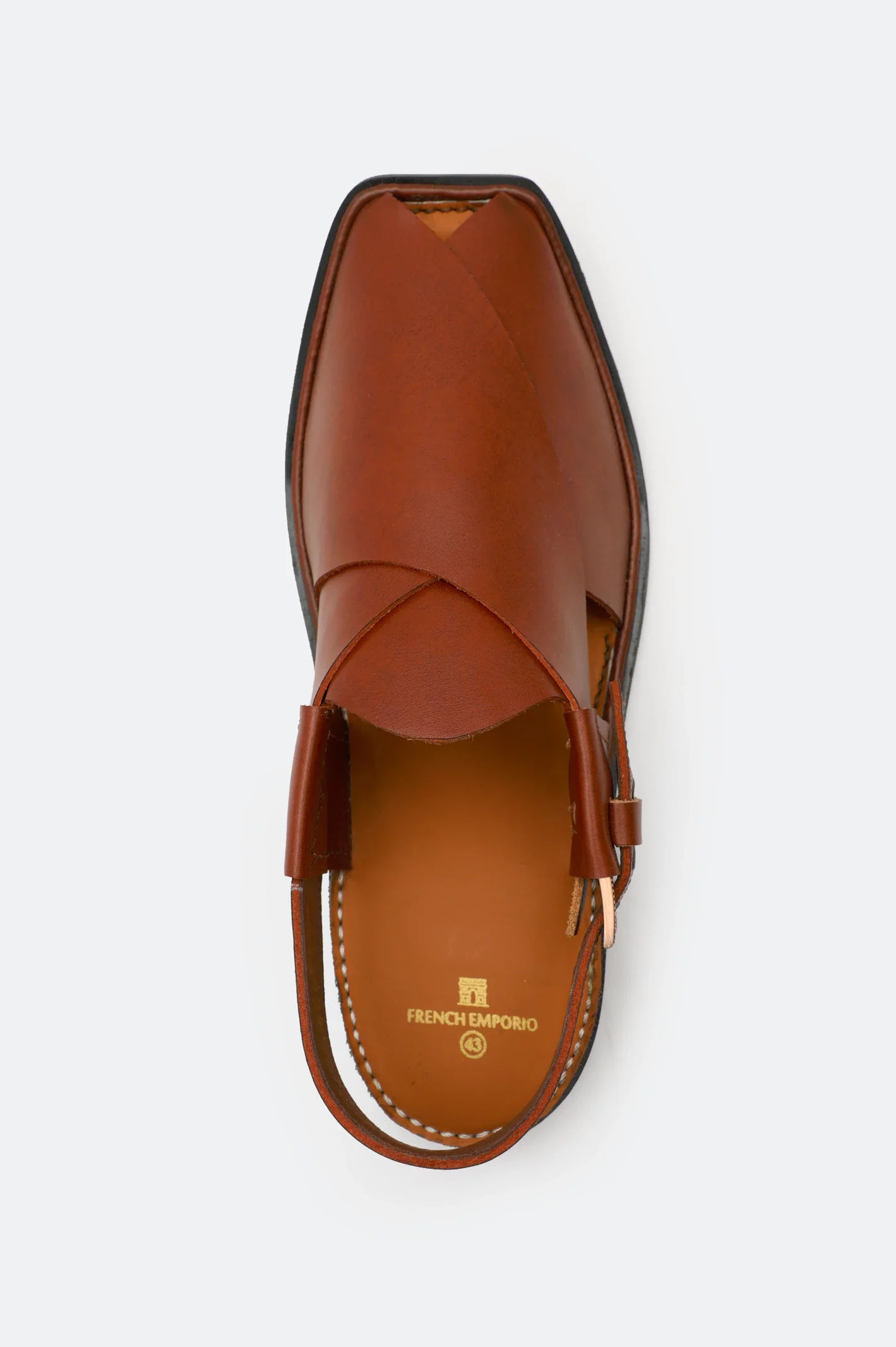 Brown Casual Peshawari Sandal - Image 3