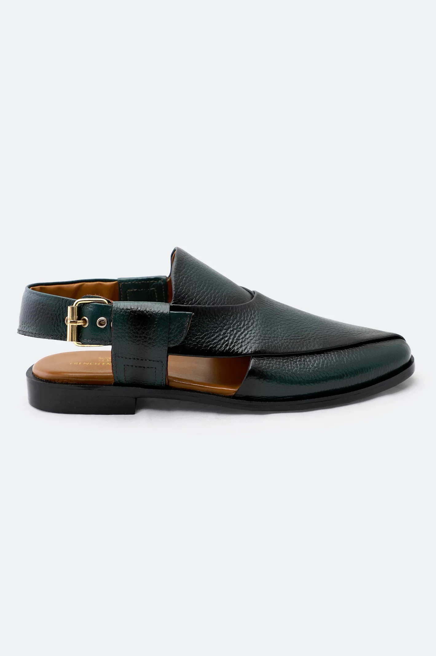 Green Casual Peshawari Sandal - Image 2