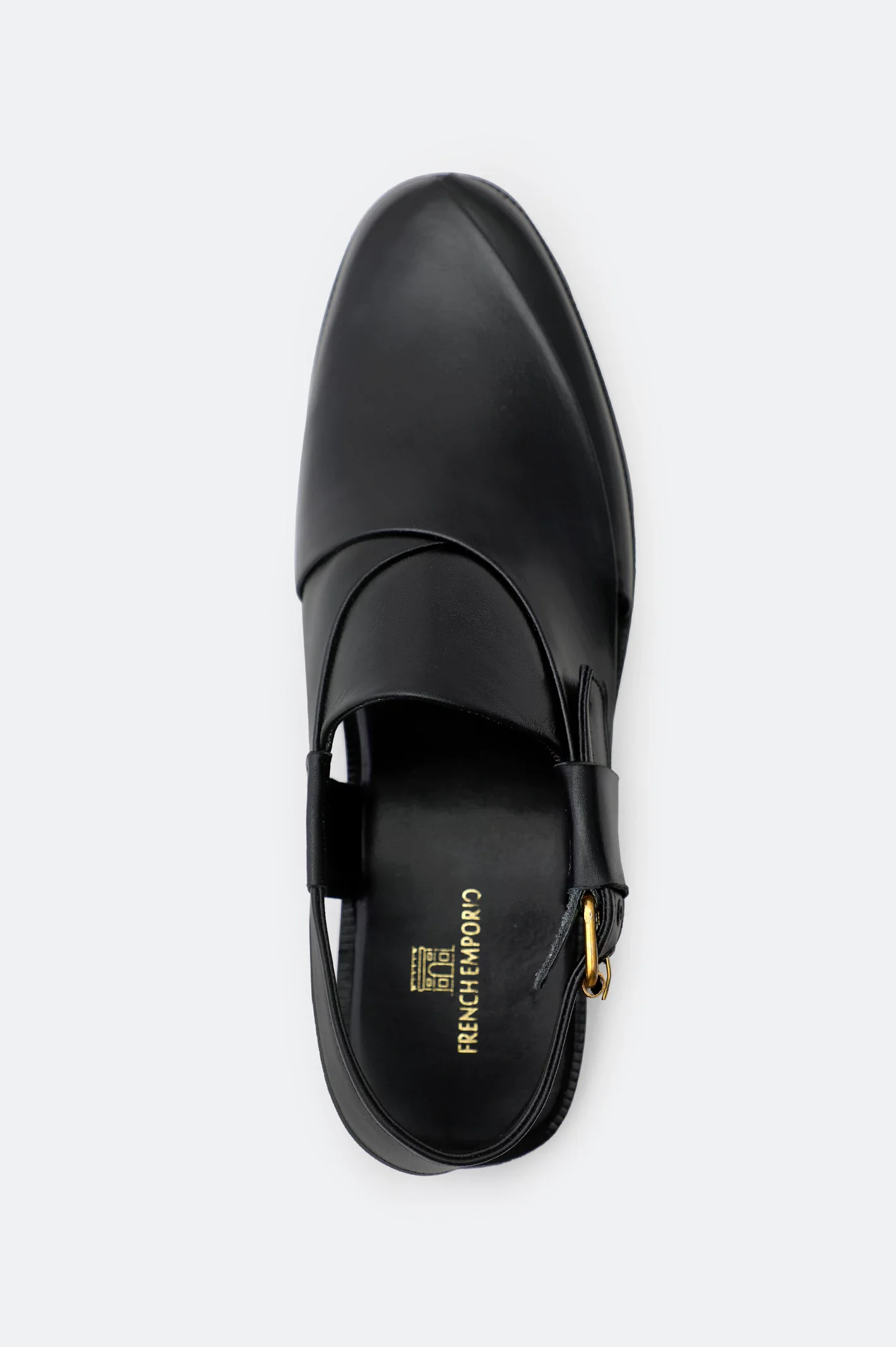 Black Casual Peshawari Sandal - Image 3