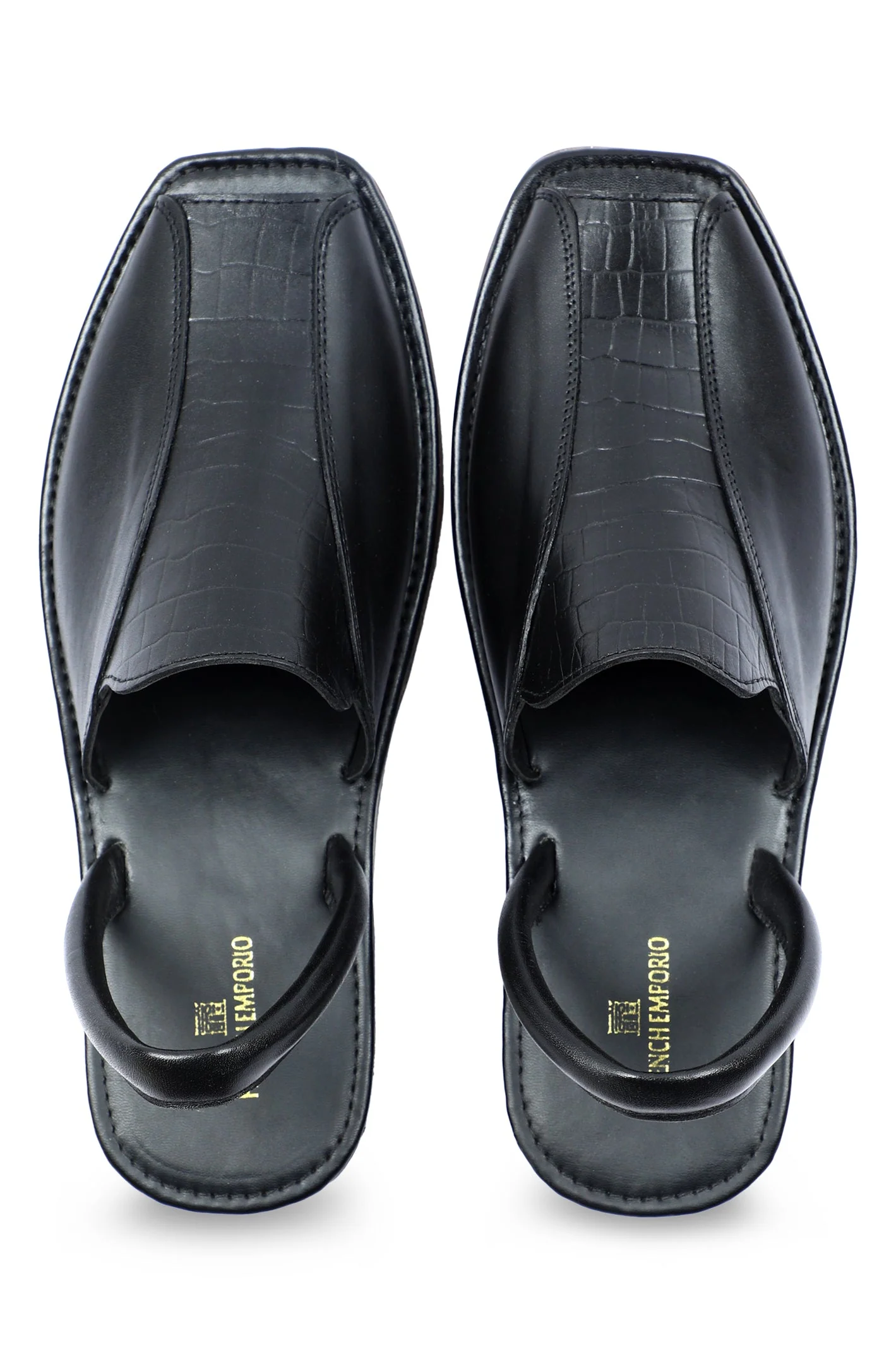 Men Black Sandals - Image 4