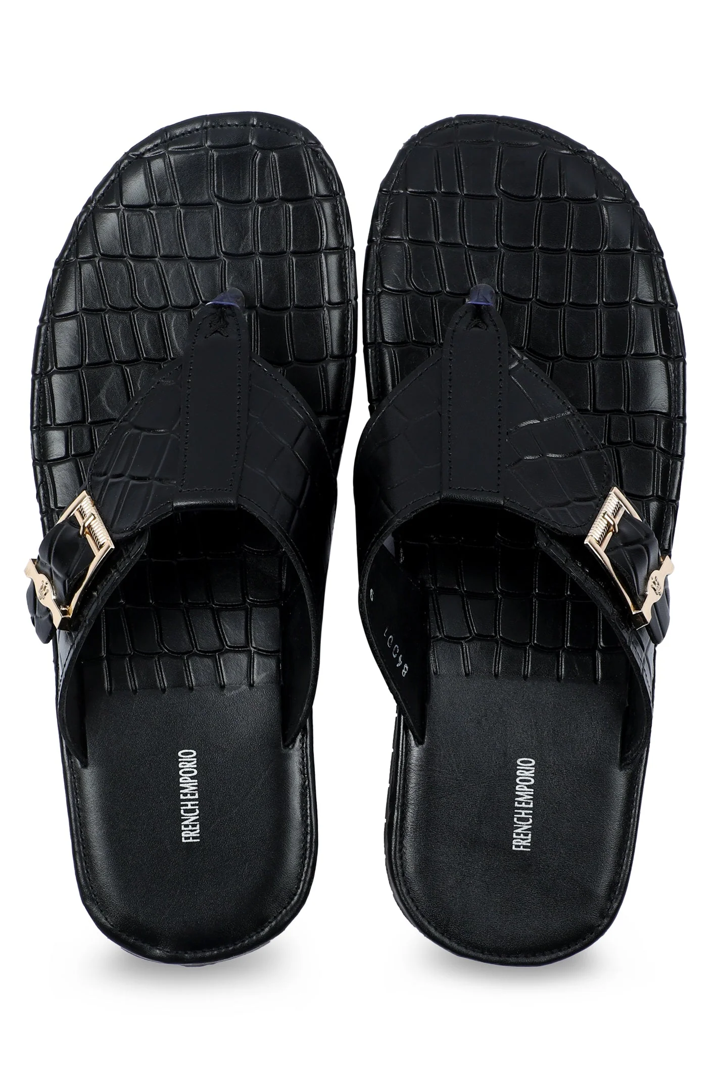 Slippers For Men in Black - Image 4