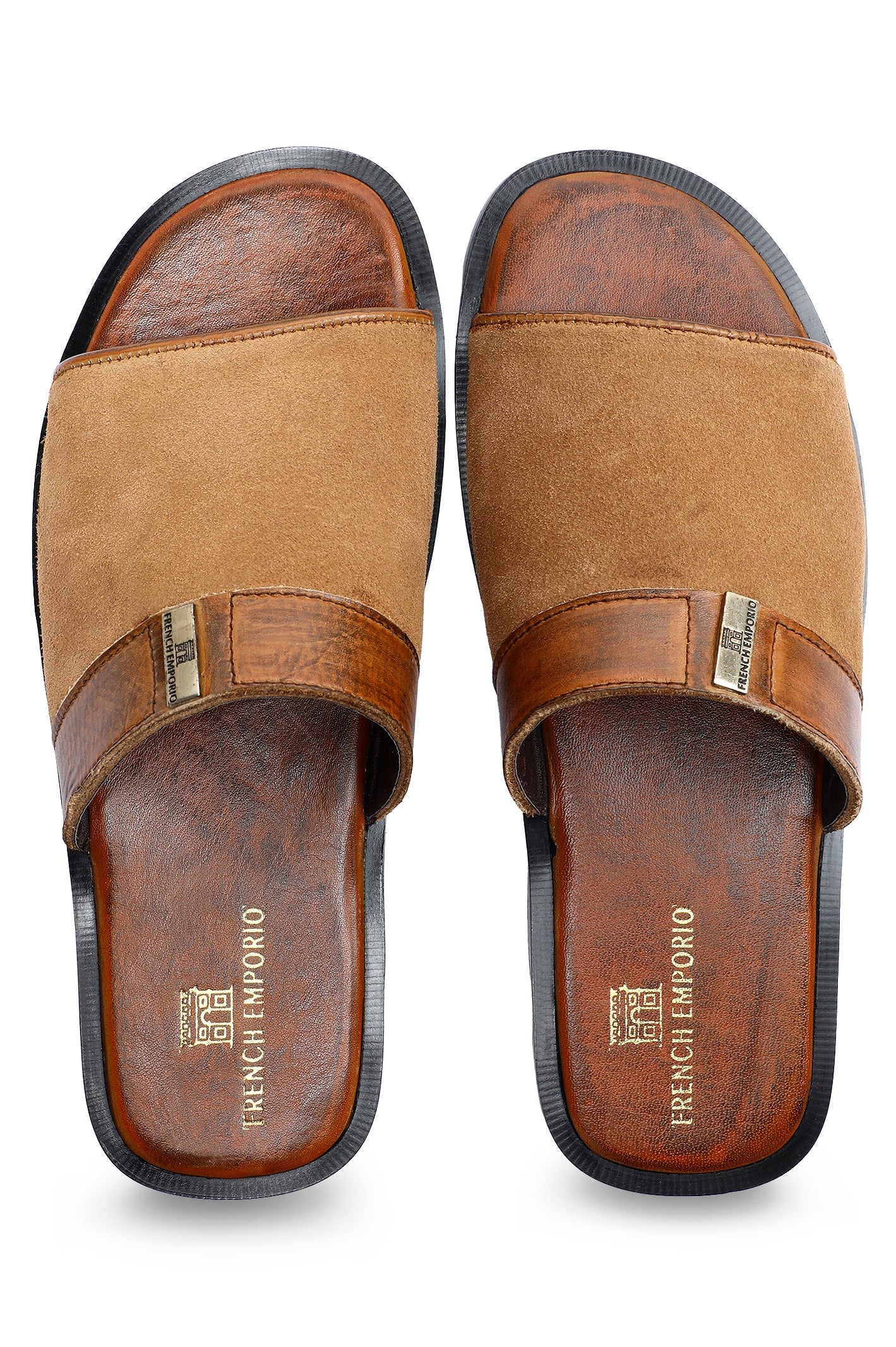 Slippers For Men SKU: SLP-0071-CAMEL - Image 4