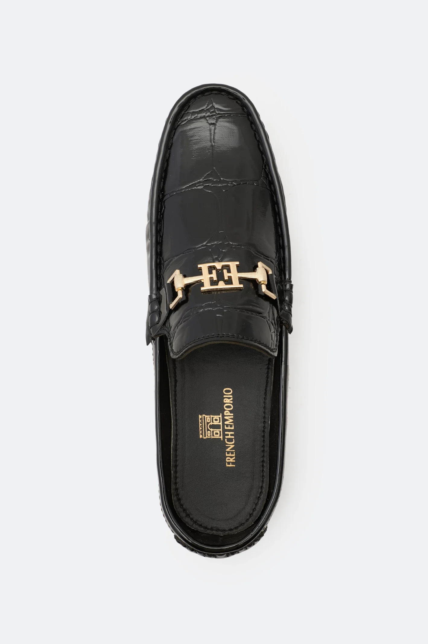Black Men Casual Mocassins Shoes - Image 3
