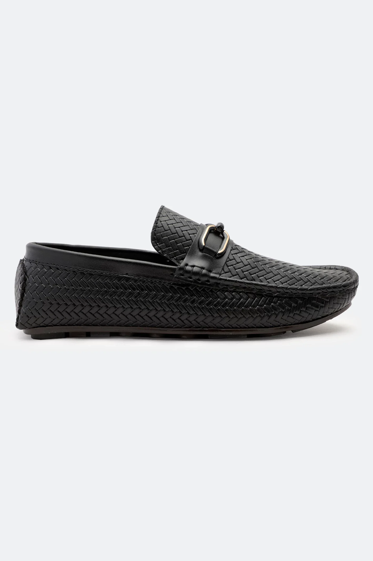 Black Men Casual Mocassins Shoes - Image 2