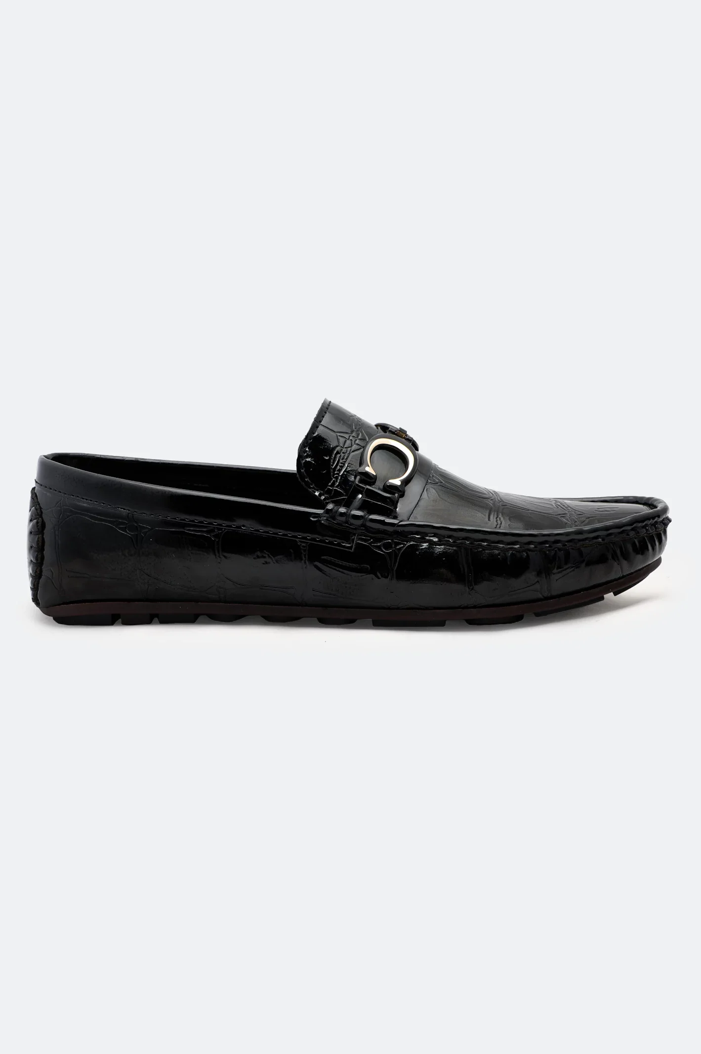 Black Men Casual Mocassins Shoes - Image 2