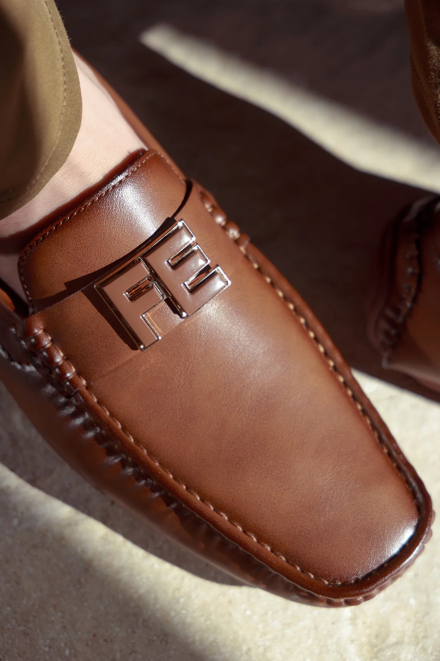 Brown Casual Moccassins Shoes - Image 3