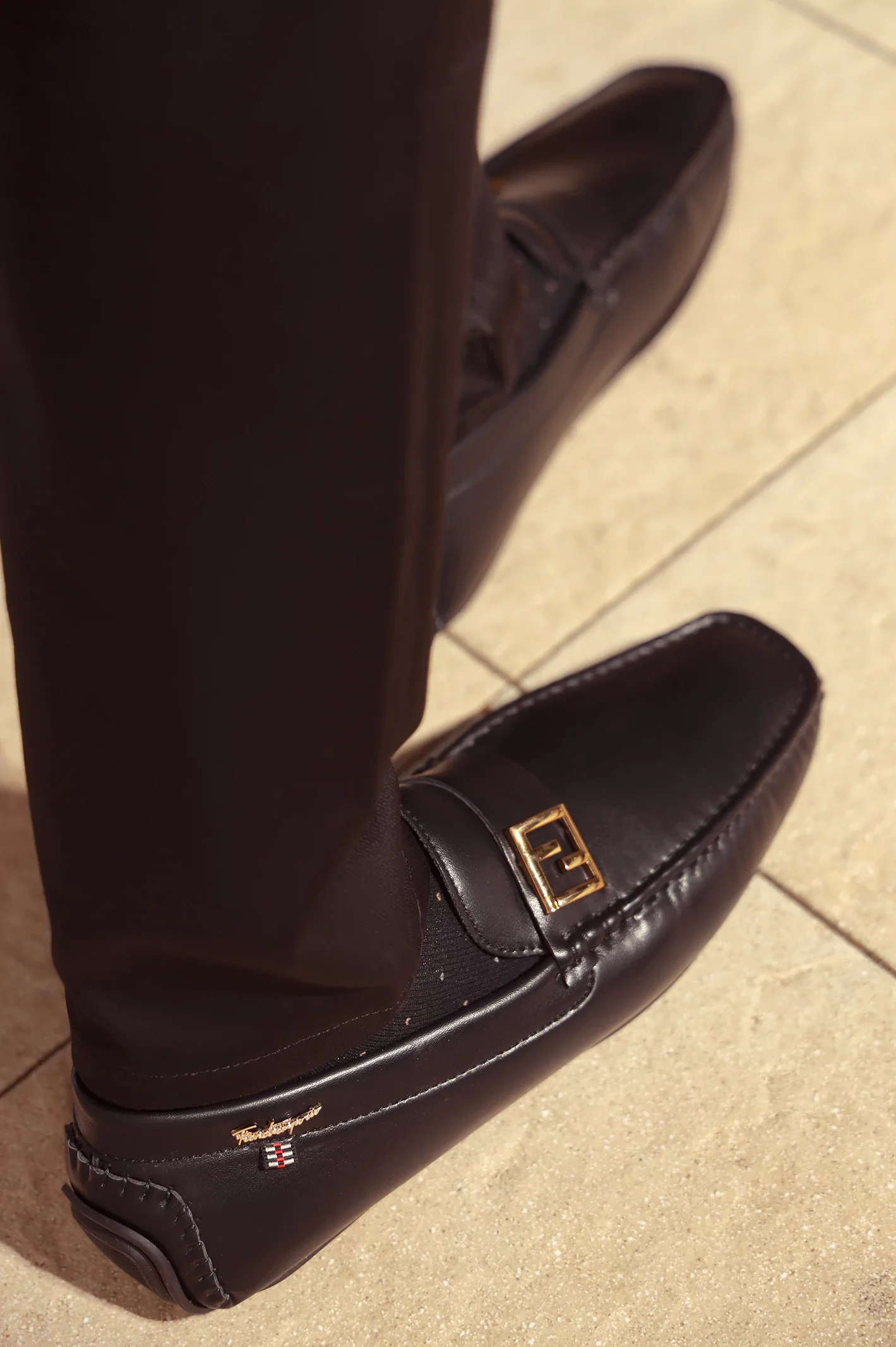 Black Casual Moccassins Shoes - Image 3