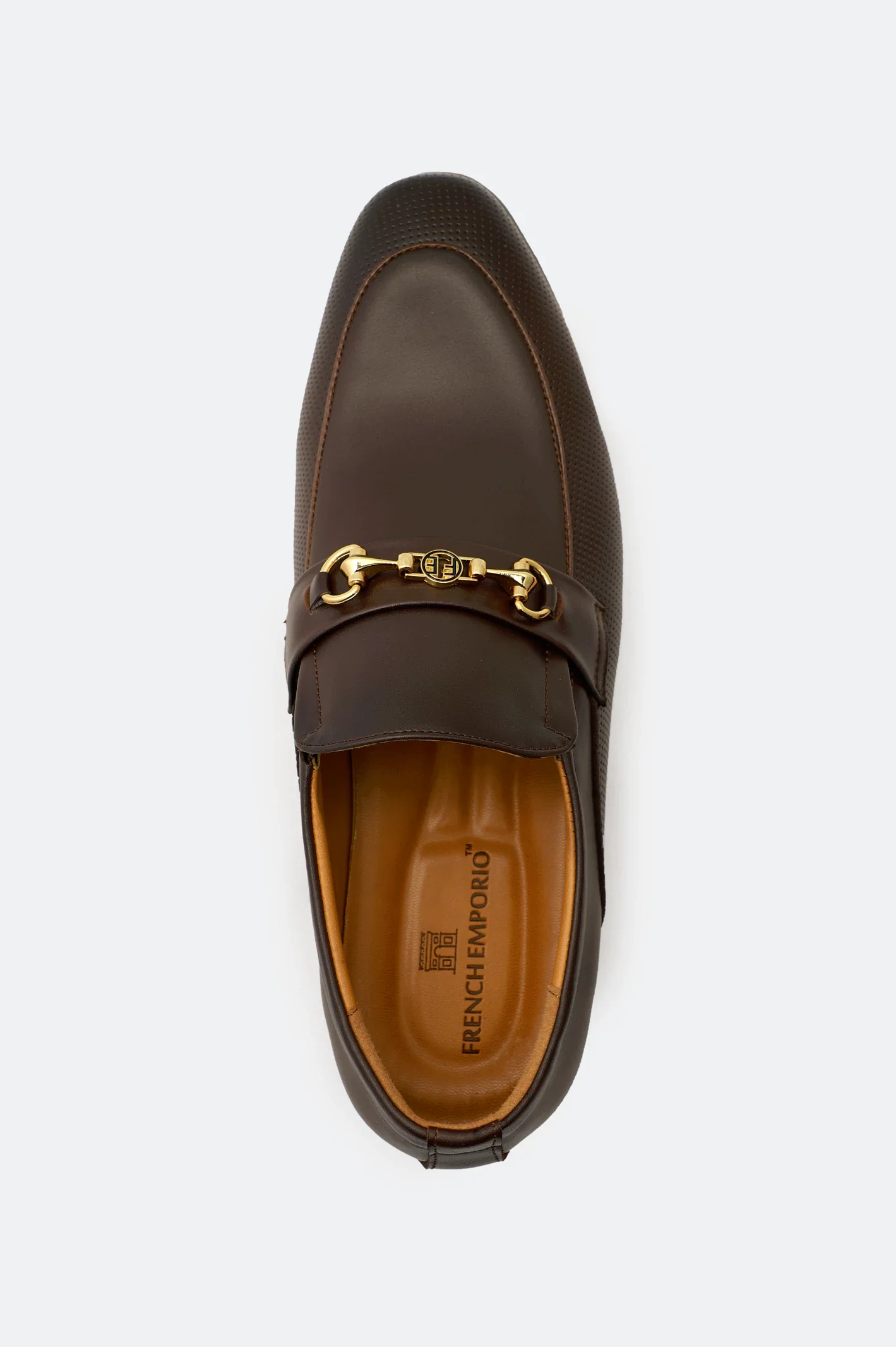 Coffee Formal Moccassins Shoes - Image 3
