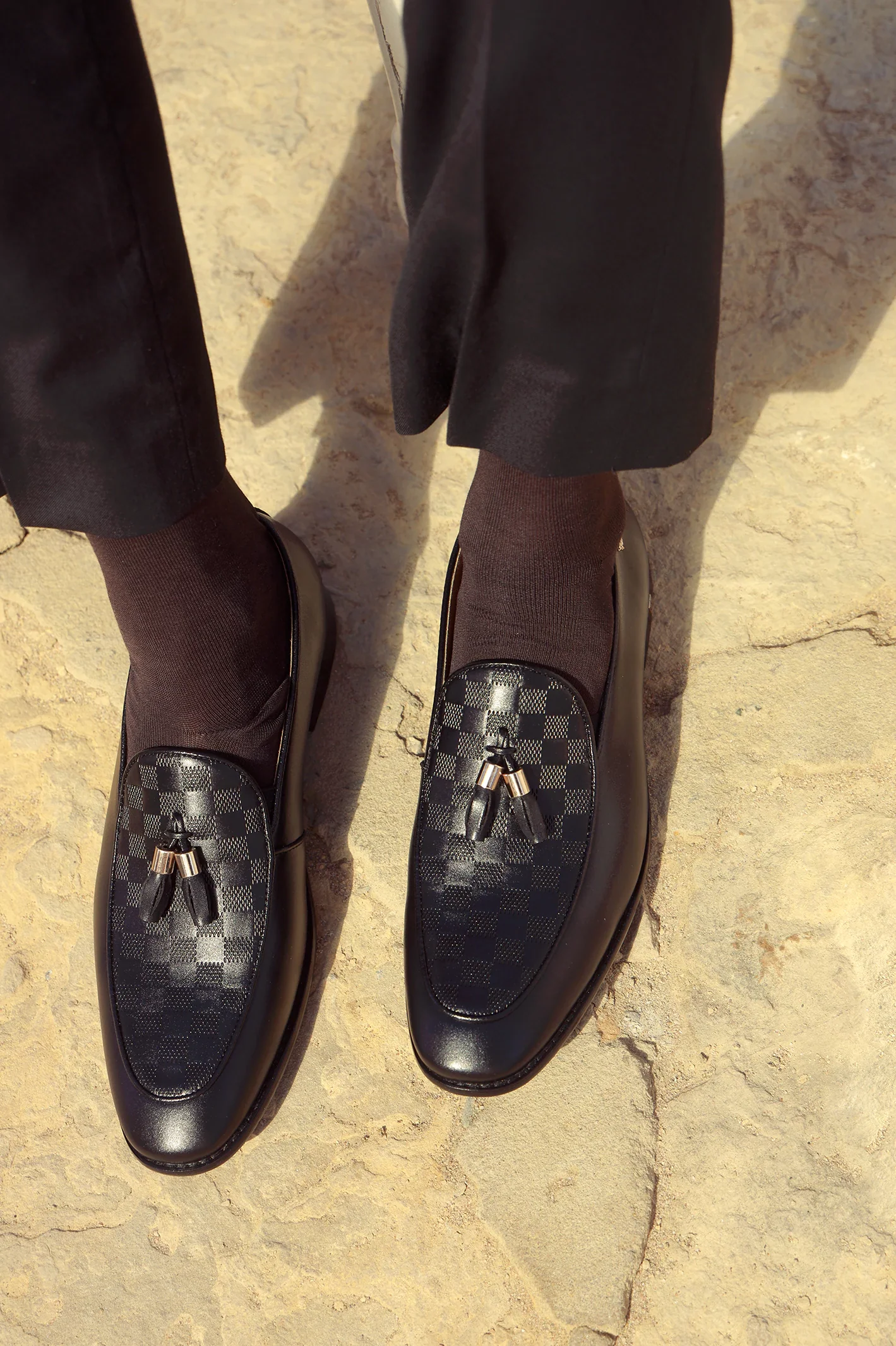 Black Formal Moccassins Shoes - Image 3