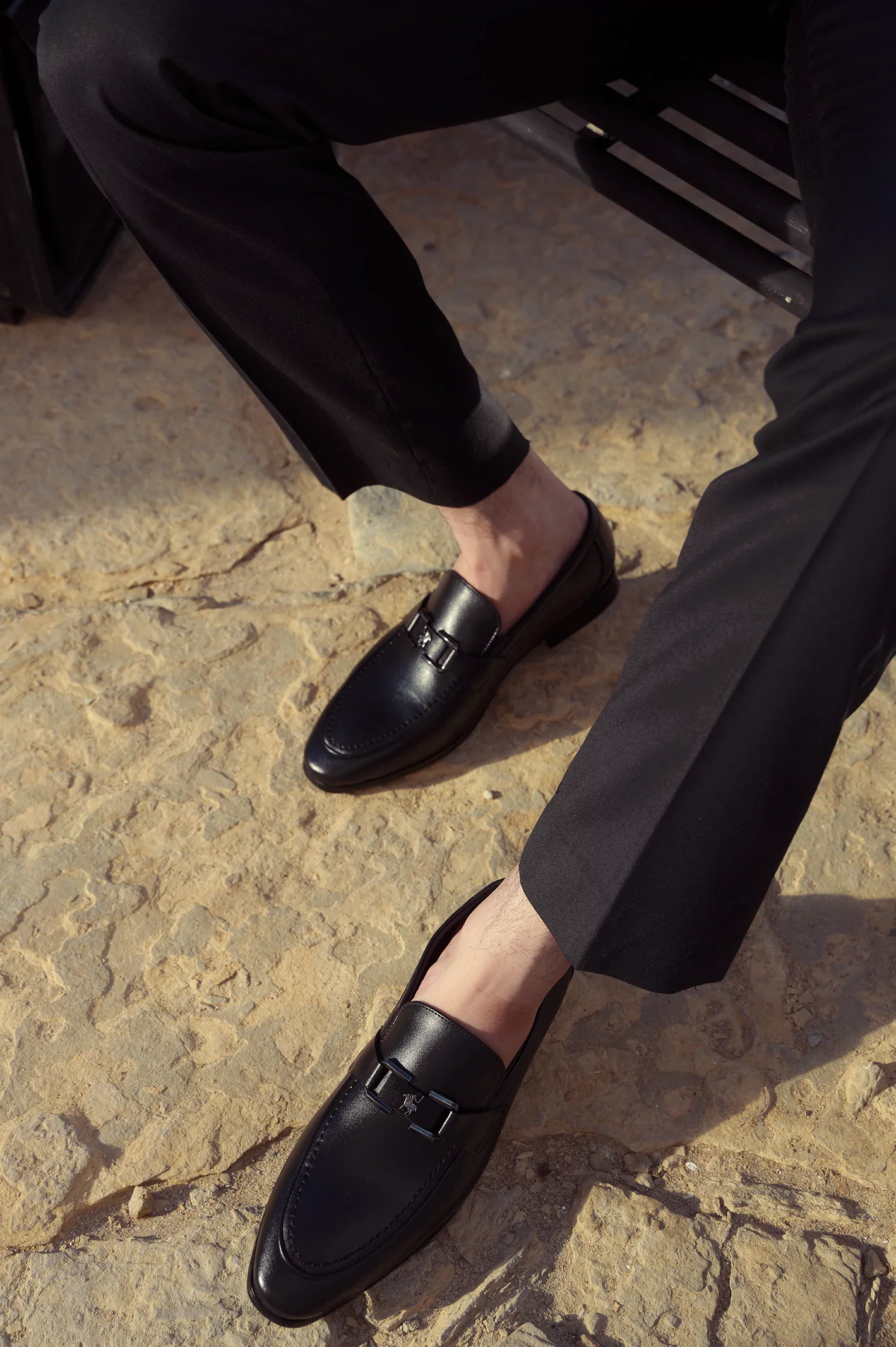 Black Men Formal Moccassins - Image 3