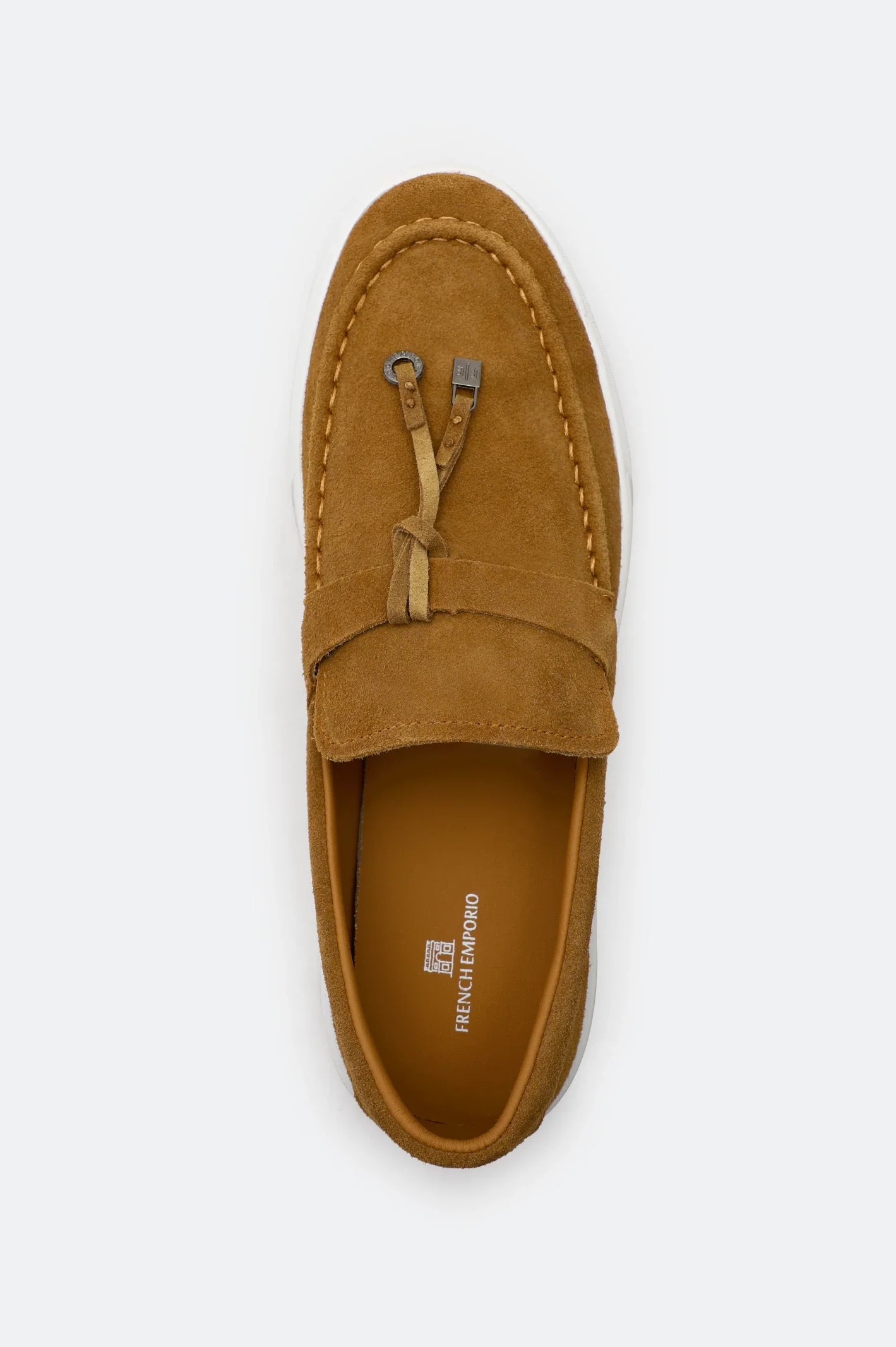 Suede Leather Tassel Loafers - Image 4