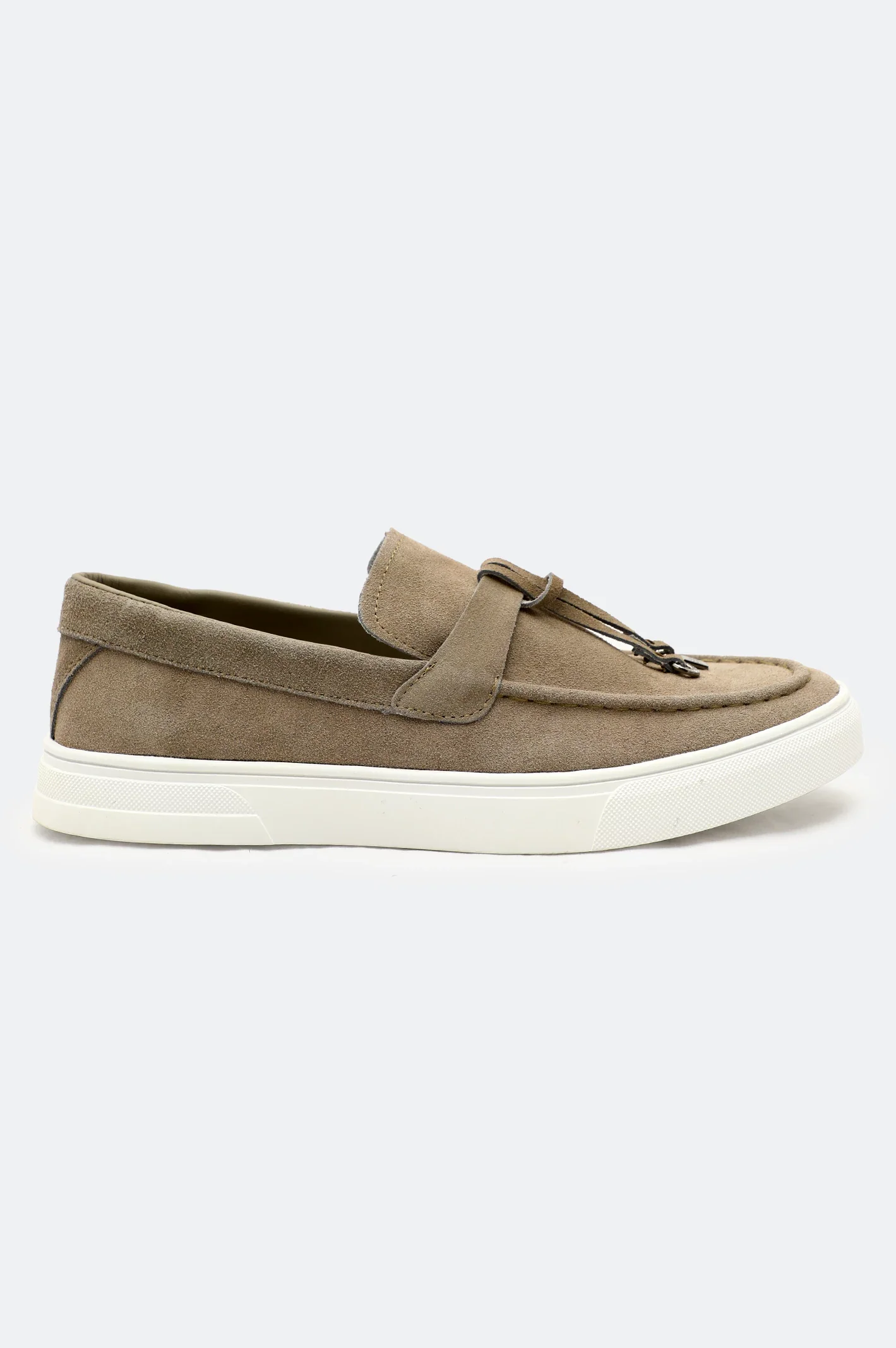 Suede Leather Tassel Loafers - Image 6