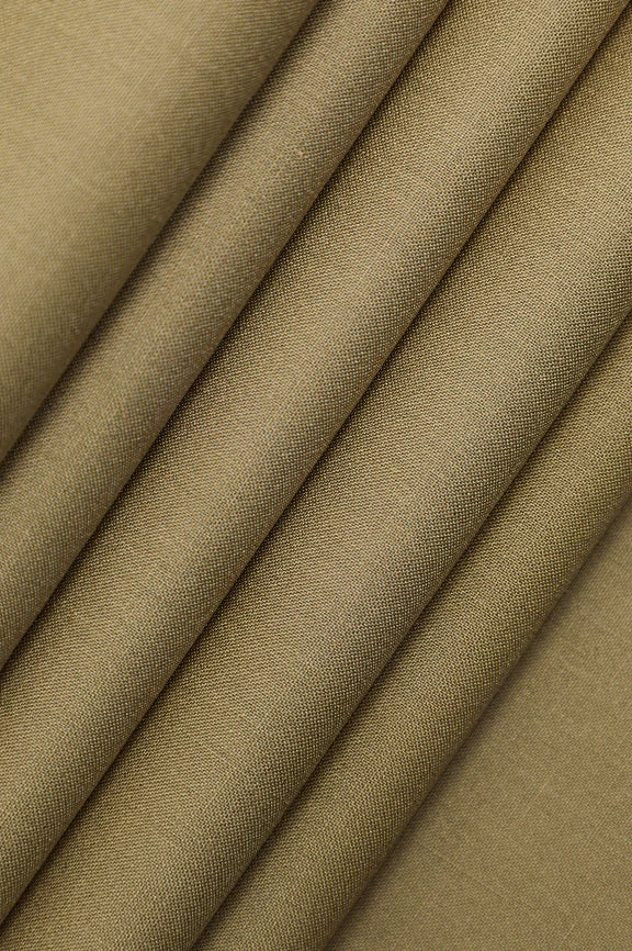 Khaki Wash & Wear Fabric