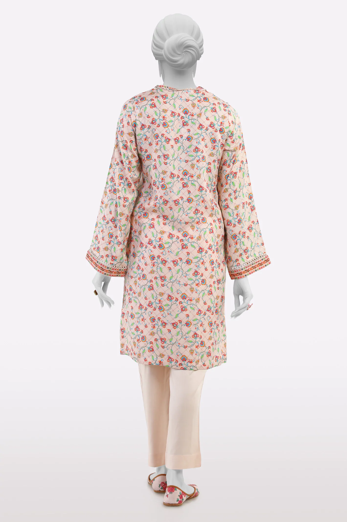 Peach Printed 2PC - Image 3