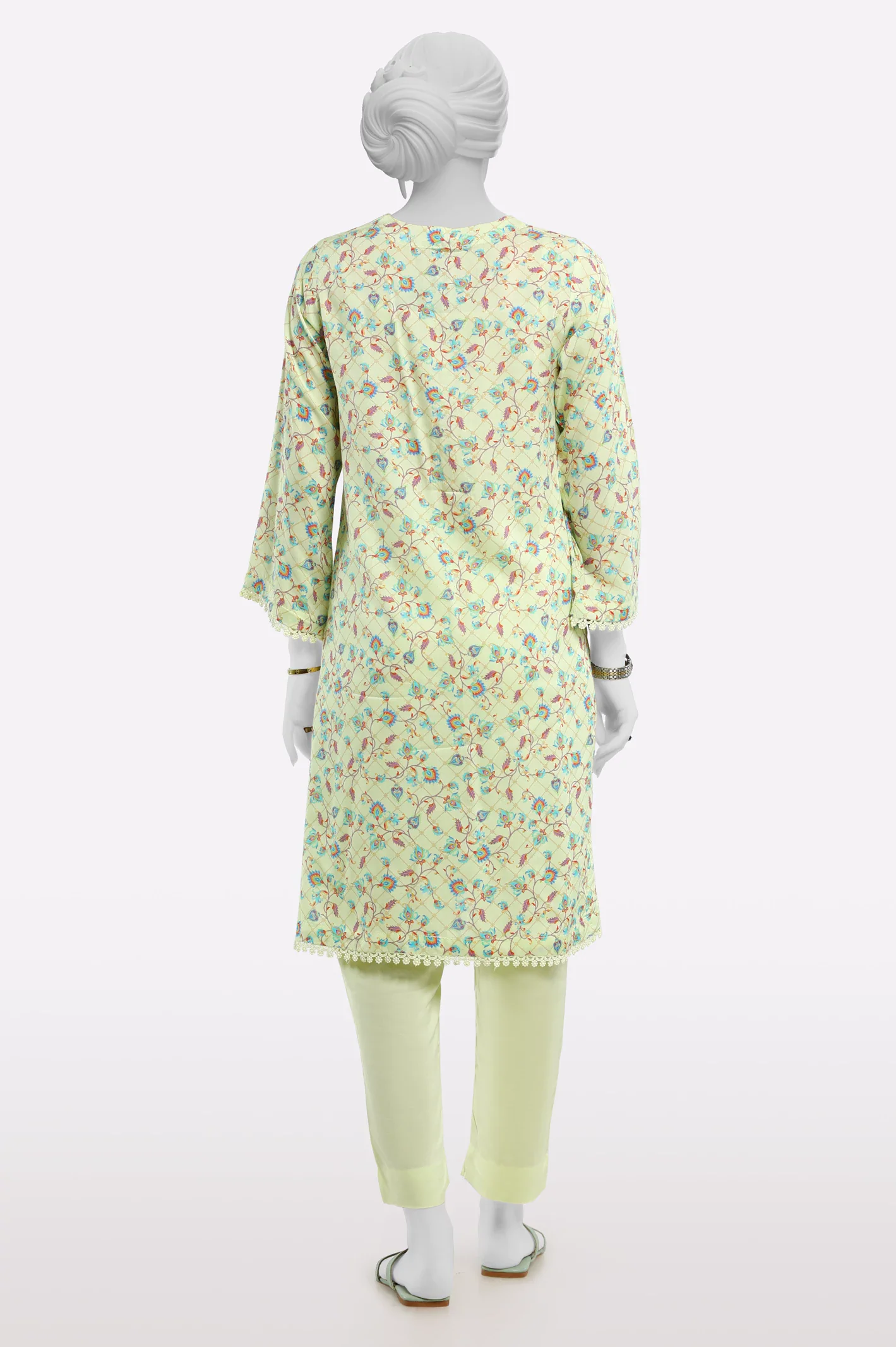 Light Green Printed 2PC - Image 3
