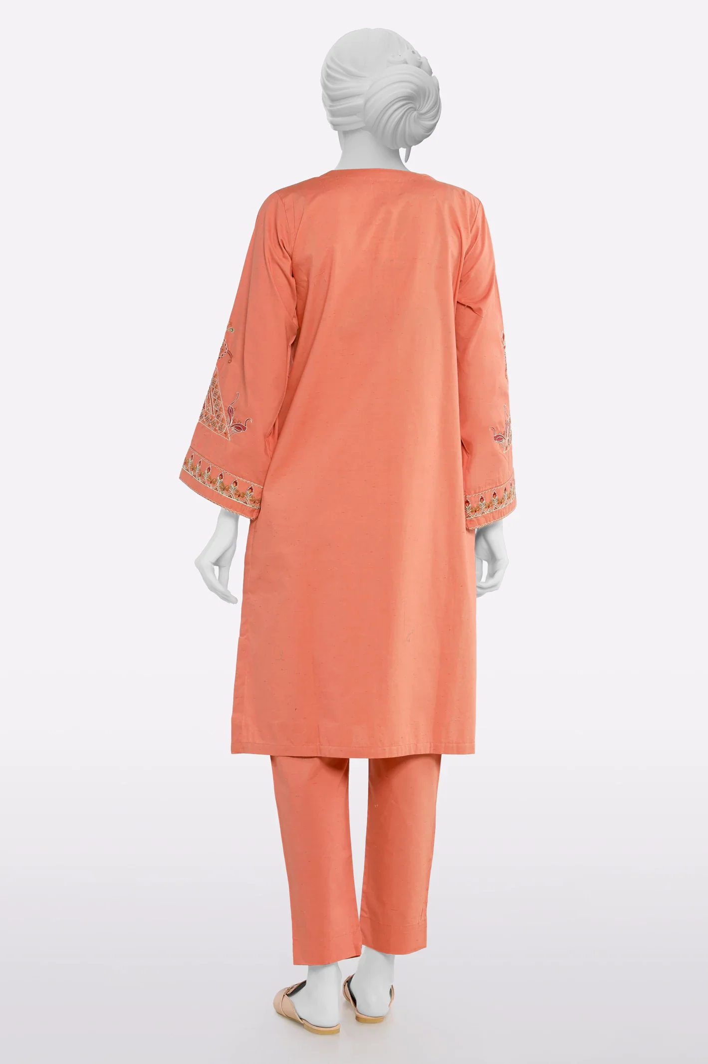 Dark Pink Embroidered 2PC - Image 3