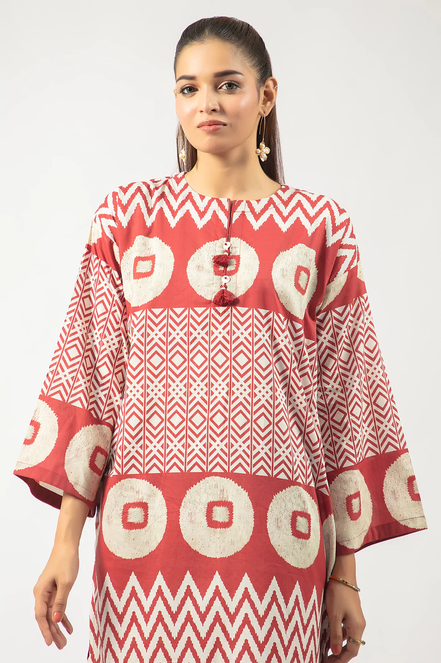 Red Printed 2PC - Image 3