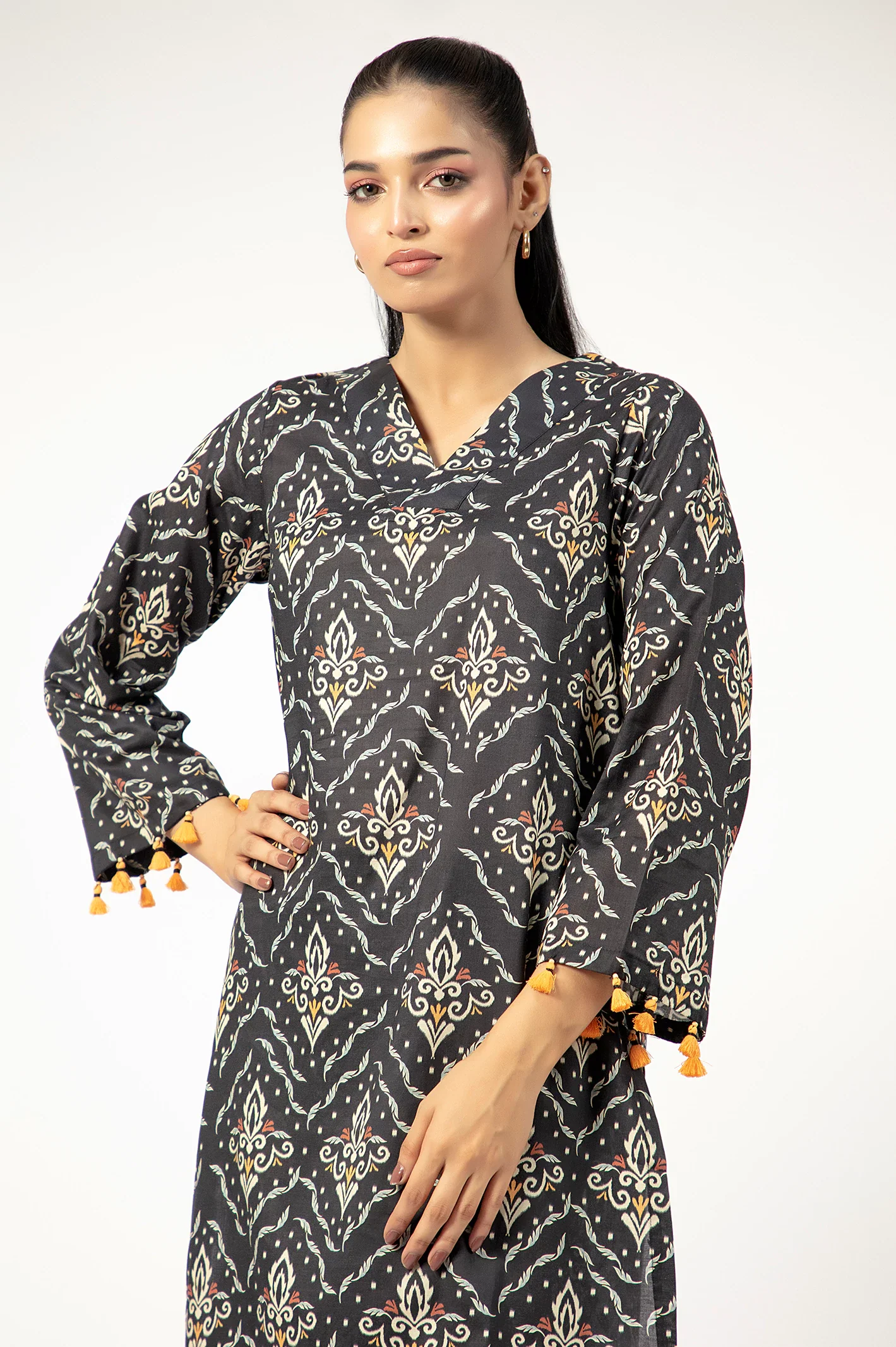 Black Printed 2PC - Image 2