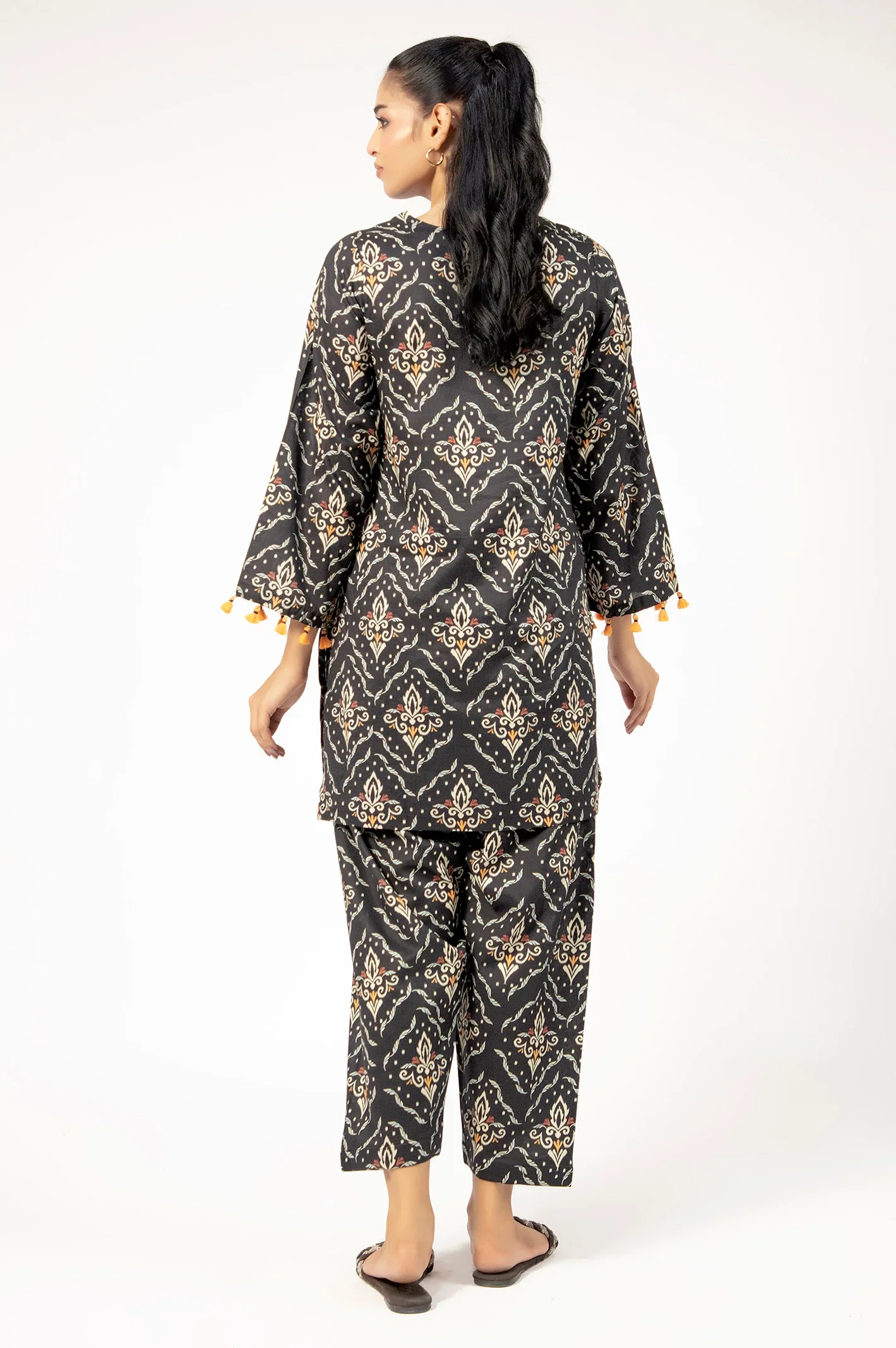 Black Printed 2PC - Image 4