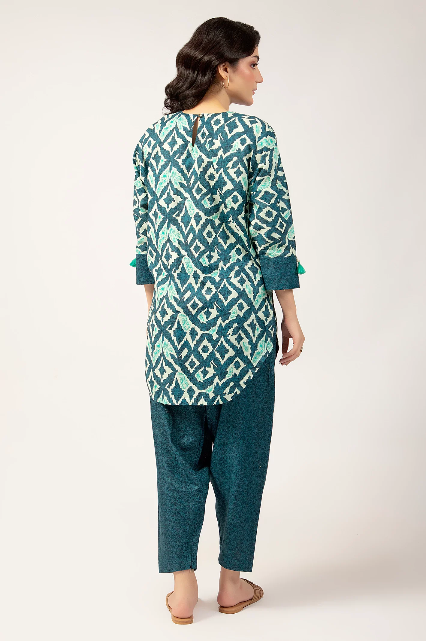 Teal Printed 2PC - Image 4