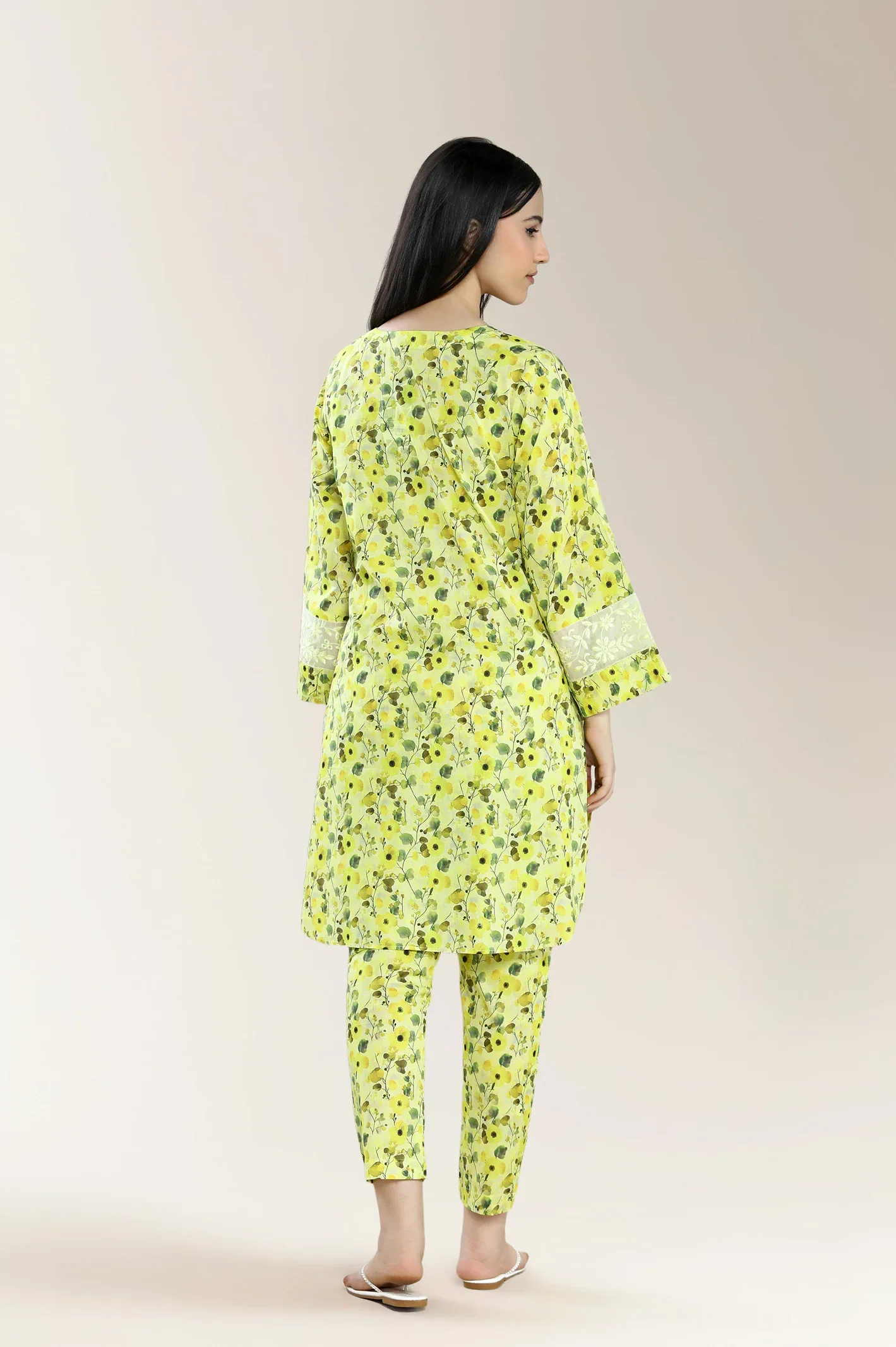 Print With Embroidery Lawn-Multi 2PC - Image 2