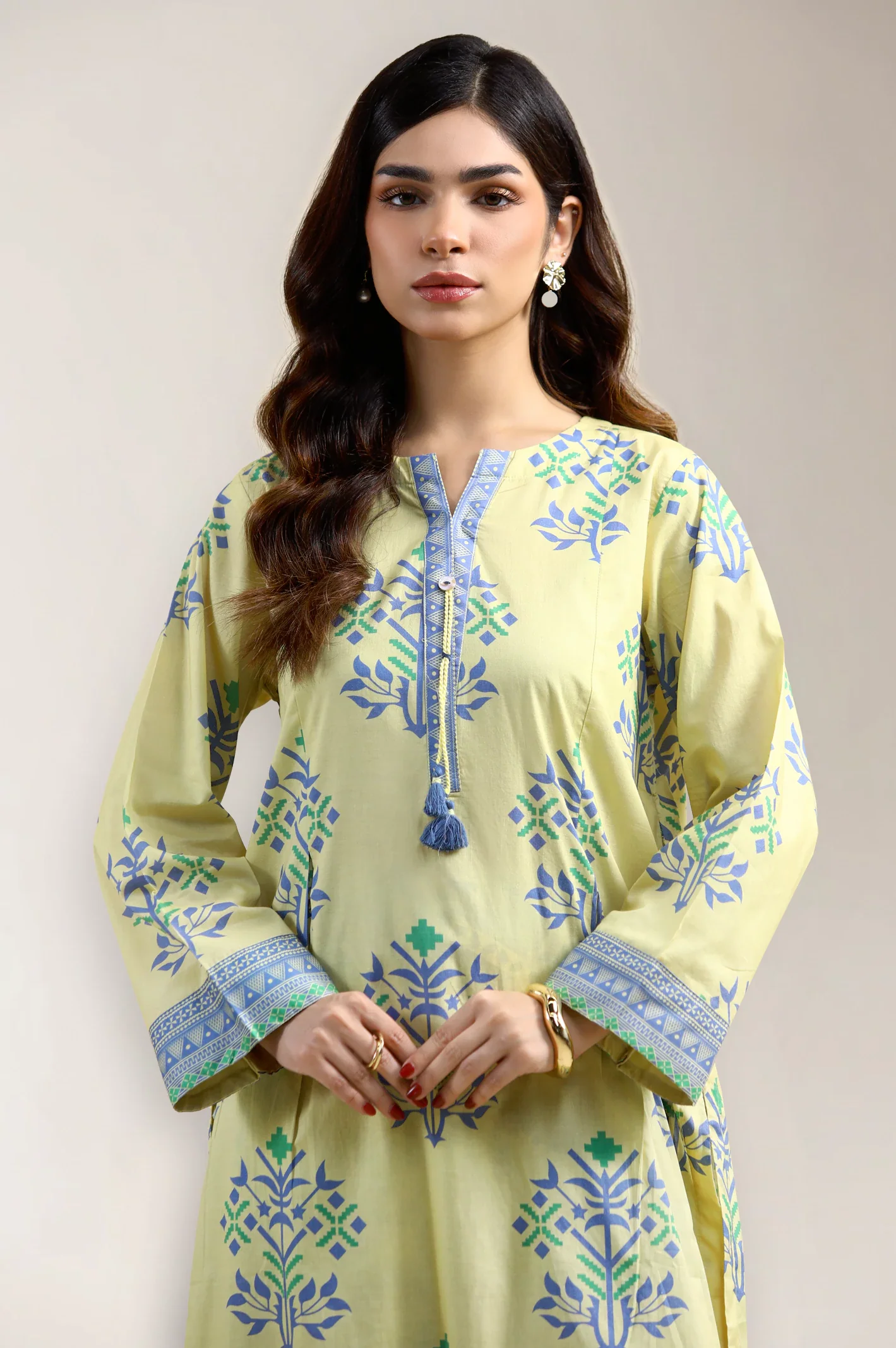 Yellow Printed 2PC - Image 2
