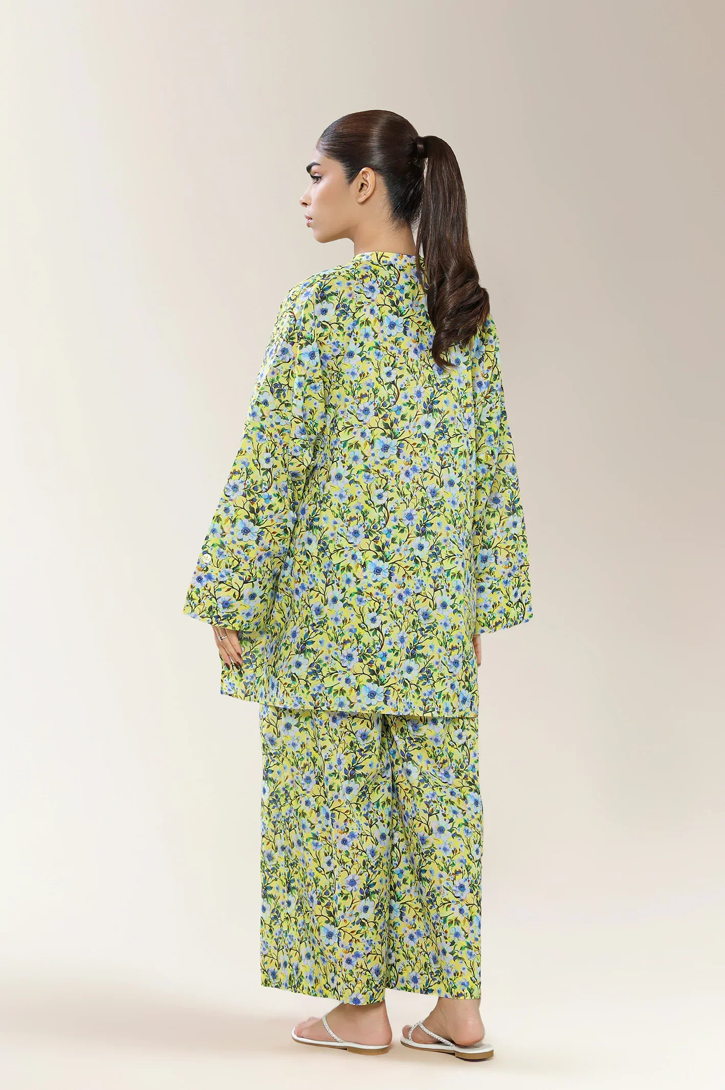 Printed Lawn Yellow 2PC - Image 2