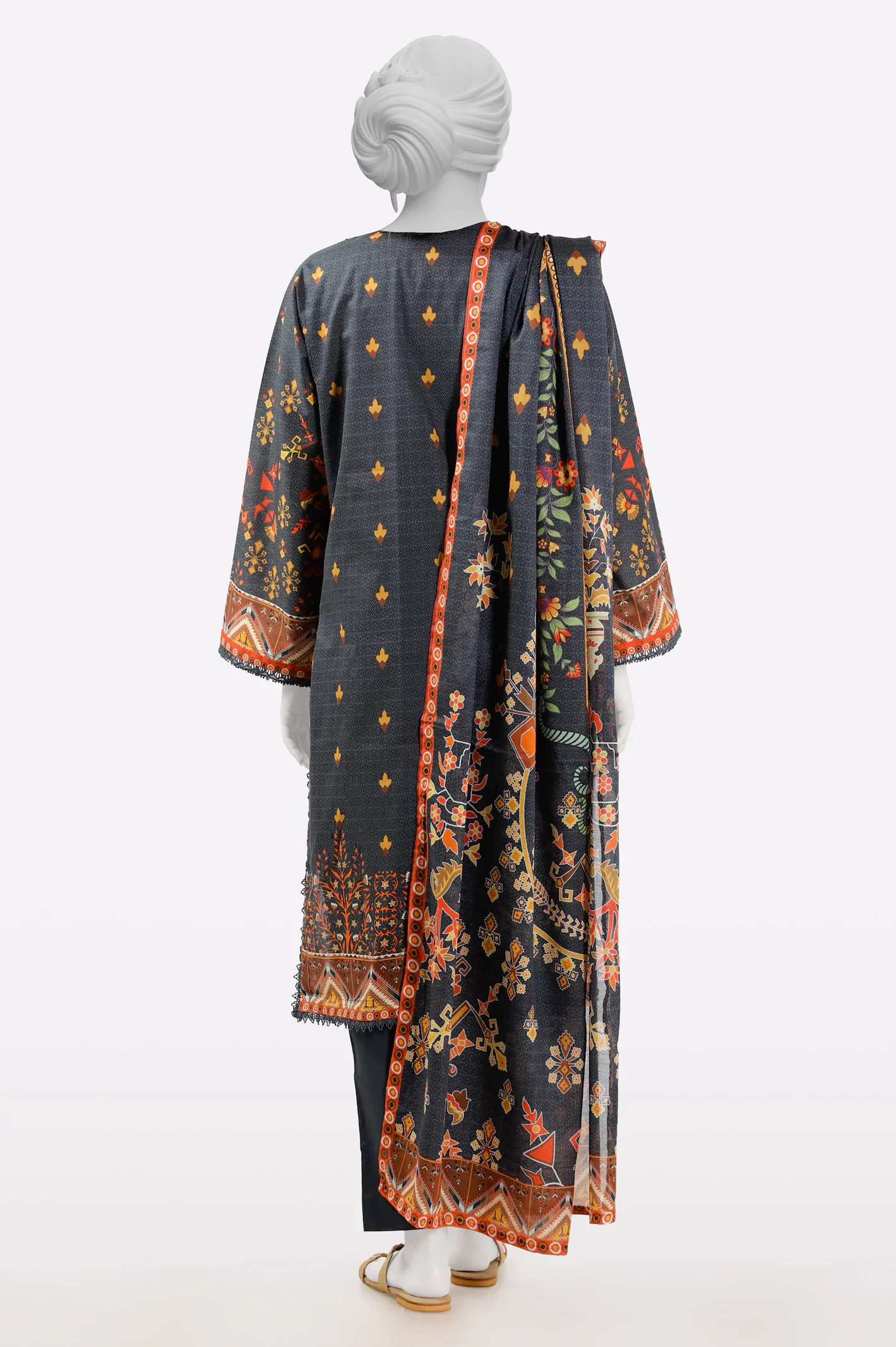 Black Printed 3PC - Image 3