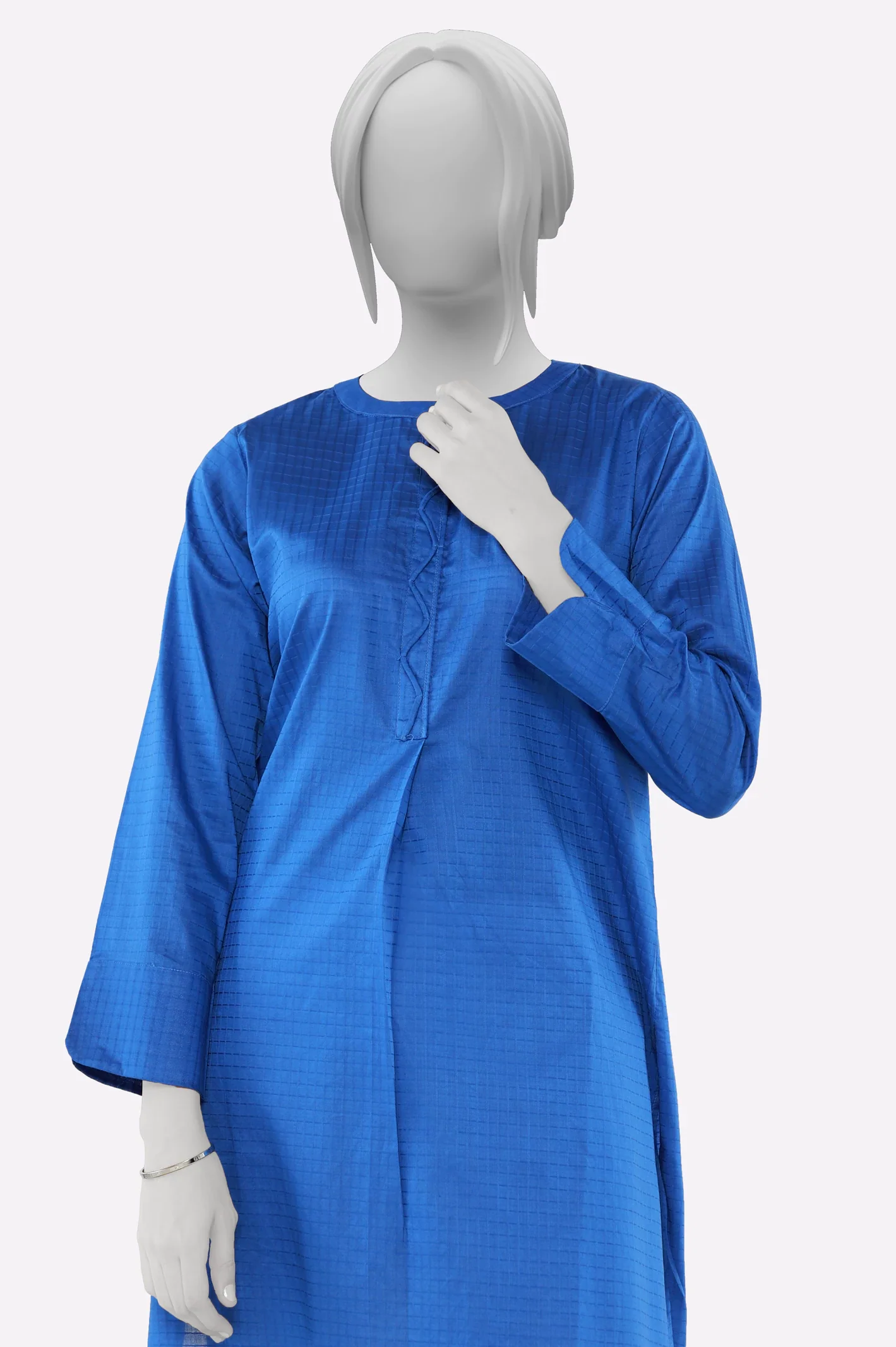 Blue Stylised Kurti - Image 2