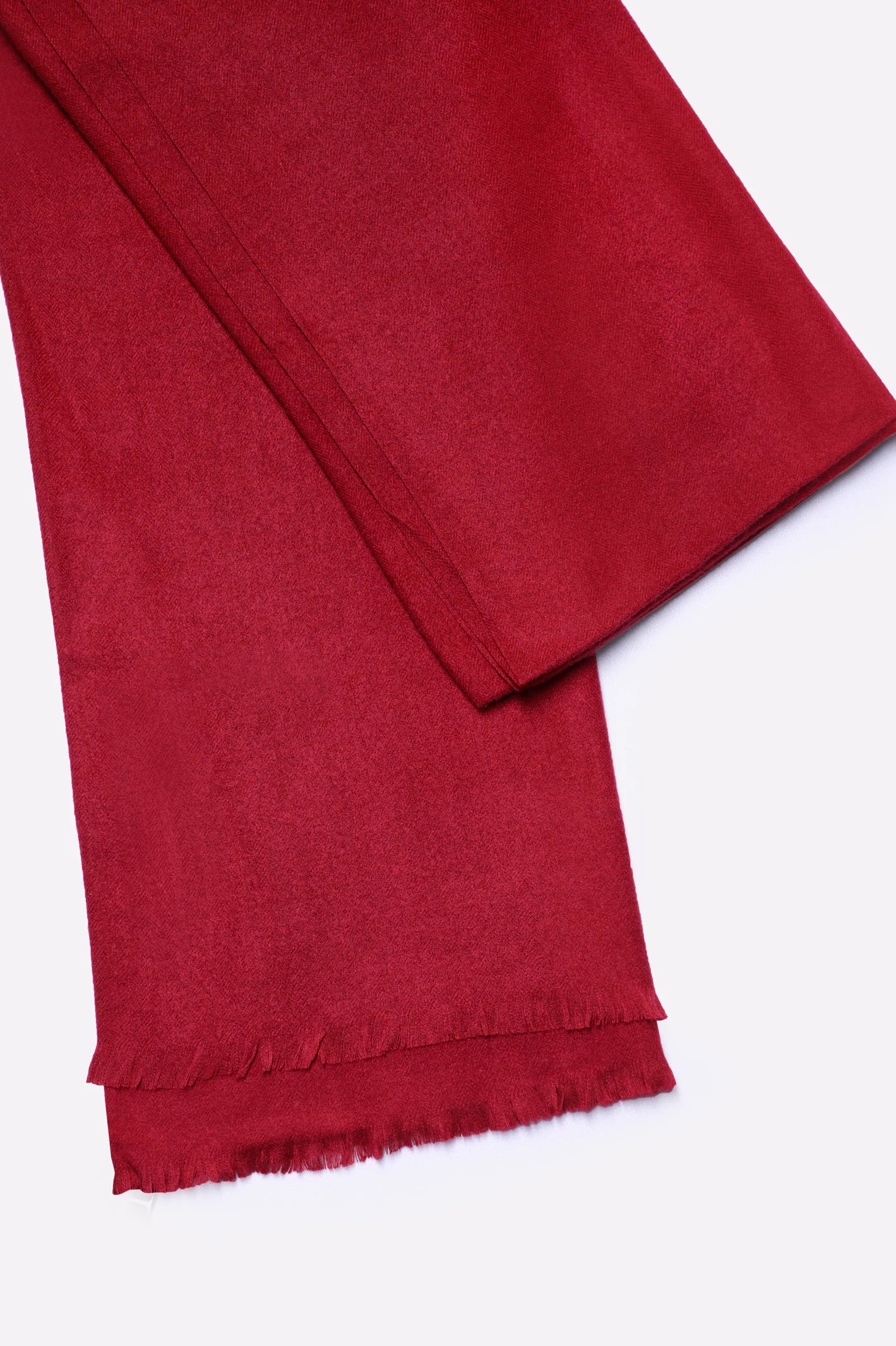 Maroon Woolen Shawl - Image 2