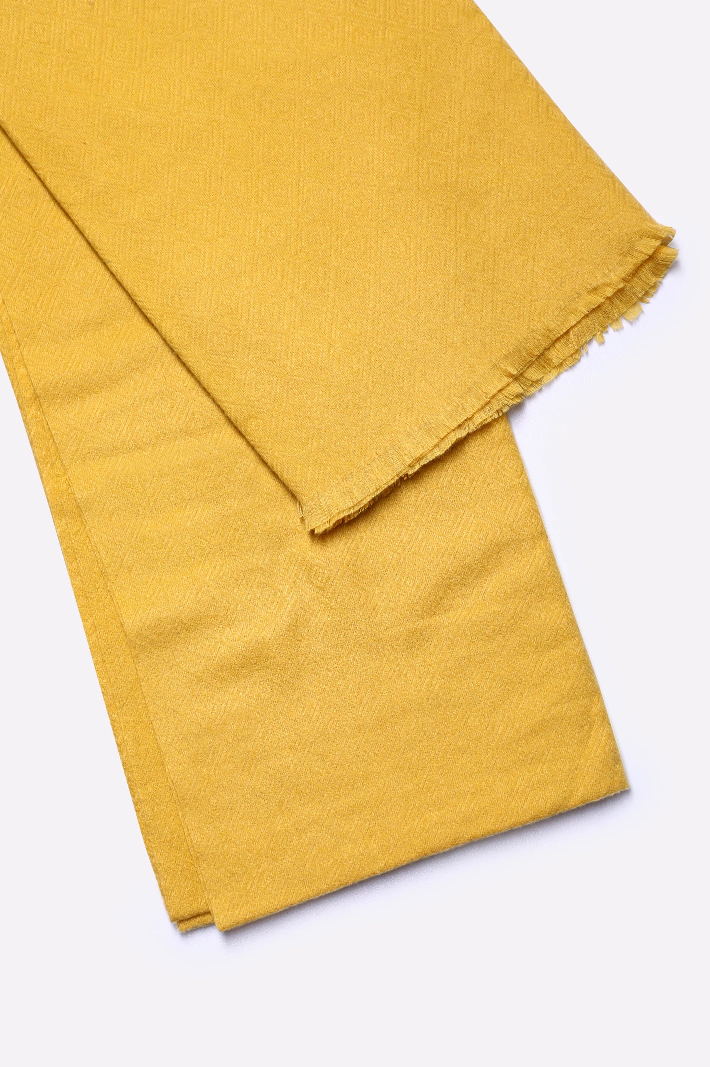 Mustard Plain Shawl - Image 2